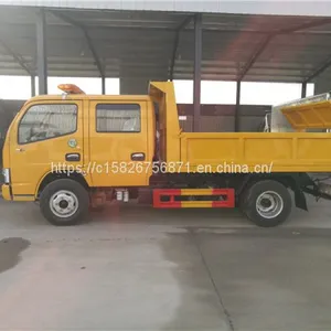 The Five Dongfeng Two-seater Small Dump Truck thumbnail-3