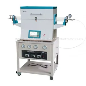 CHY-T1250A-3Z4C Laboratory 1200 Degree CVD Furnace With O.D50*1000mm Quartz Tube thumbnail-3