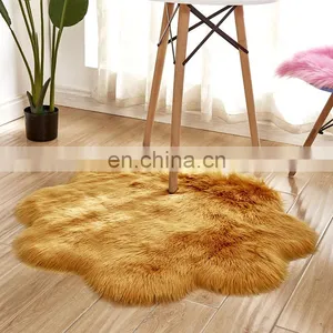 New Design Home Carpet Microfiber Synthetic Sheepskin Faux Fur Rug thumbnail-4