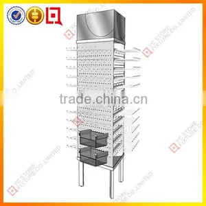 Large Floor Standing Display With 96 Pcs Hooks thumbnail-1