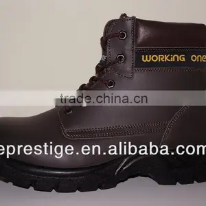 2014 PU Injected Leather Safety Boots thumbnail-1