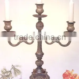 3 Lite Candlestick Candelabra For Home Decor thumbnail-6