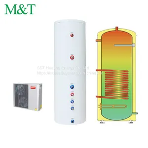 1000l Compact Pressurized Blue Flat Plate Solar Water Heater Sweden thumbnail-2