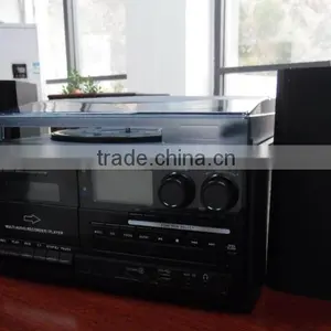 Hifi Recordable Turntable Player With Antique and Radio and Cassette Encoding thumbnail-1