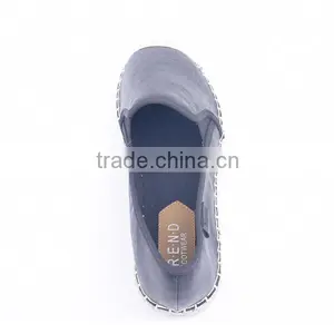 Hot Selling Latest Design Lady Straw Sole Flat Feet Walking Shoe With Elastic Band thumbnail-5