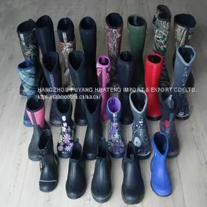 New Fashion Camo Neoprene Rubber Rain Boot, Neoprene Rubber Boot, Hi-Q Neoprene Boot, China Boots thumbnail-2