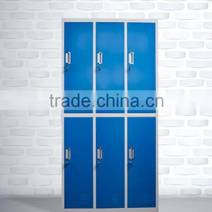 Color 6 Door Steel Cabinet 6 Tie Storage Locker School Customized Locker thumbnail-1