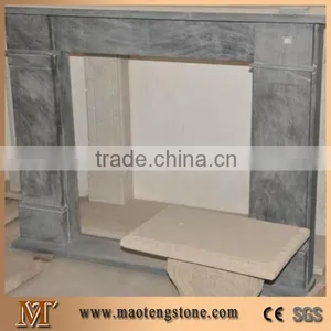 Luxury Indoor Marble Freestanding Fireplace Mantel Shelf thumbnail-1