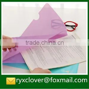 Promotional Gifts PP Plastic Colorful File Folder/A4 Size L Shape Folder thumbnail-2