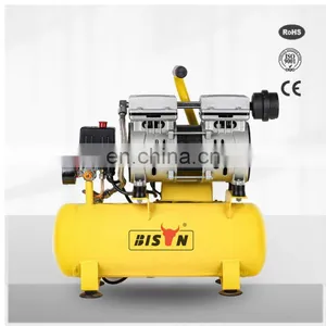 Bison China High Pressure Factory Price 550W 2HP Oil Free Air Compressors thumbnail-1