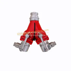 Dividing Control Breeching Wye Fire Hose Manifold With BS Adapter thumbnail-3