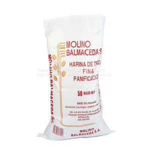 PP Woven Bag Packaging Rice Bag Sack 25kg 50kg 50lb Custom Printing Rice Packaging thumbnail-1