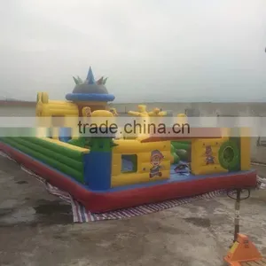 2016 Hot Sale Kids Outdoor Inflatable Fun City Amusement Park for Sale thumbnail-5