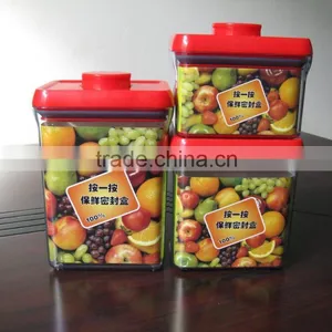 2015 the Newest 1.7L Vacuum Glass & Plastic Container thumbnail-1