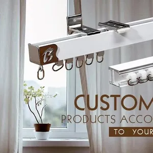 WiFi Smart Curtain Remote Control Motor Smart Home Electric Curtain Customized Track Length Support Alexa Voice thumbnail-2
