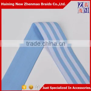Blue and White Nylon Woven Elastic Webbing Tape thumbnail-1