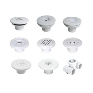 High Quality Swimming Pool Filtration Plastic Fitting Standard Wide Mouth Pool Skimmer ABS Wall Skimmer for Water Treatment thumbnail-1