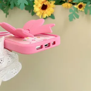 Cartoon Style Butterfly Knot For Phone Mobile Cover Cases in Soft Girly Mobile Case Covers With Holder 11 12 Pro 14 15 Pro Max thumbnail-2