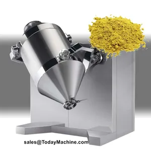 Three Dimensional Food Rotating Drum Cosmetic Powder Swing Mixing Machine Equipment thumbnail-1