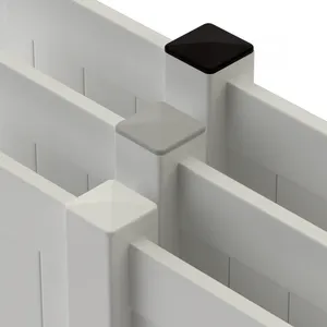 MOCAP Square Pyramid Tubing Inserts Plastic Square Plug thumbnail-3