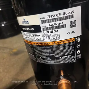 COPELANDVortex Refrigeration Compressor Air Conditioning Industrial Refrigerator ZP154KCE-TFD-425 thumbnail-1