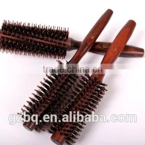 Beauty Boar-bristle Round Salon Hair Comb thumbnail-5