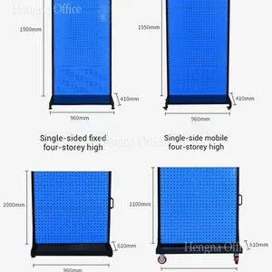 Ergonomic Handle Industrial Tool Storage Rack With Lockable Wheels for Efficient Workshop Tool Management -High Capacity thumbnail-3