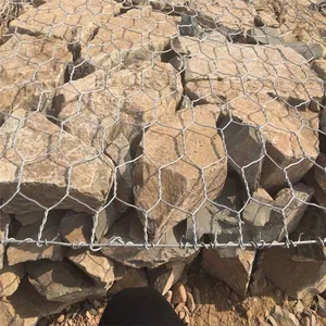 Galvanized Steel Gabion Box 2.7mm Wire Gauge With Hexagonal Mesh 60*80mm thumbnail-4
