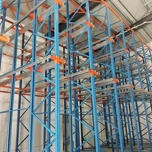 Customized Powder Coated Steel Drive in Warehouse Storage Rack thumbnail-4