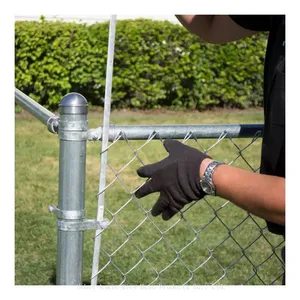 Cheap Heavy Reinforcing Galvanized Steel Wire Chain Link Mesh Livestock Metal Fence for Airport Fencing thumbnail-5