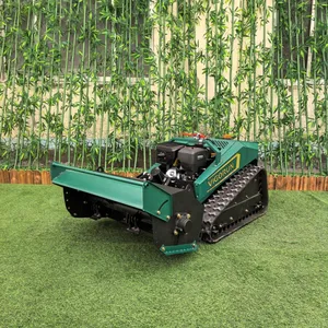 800mm 1000mm Remote Control Flail Mower Gasoline Crawler Brush Cutter for Slopes Orchards Rough Terrain Land Clearing thumbnail-2