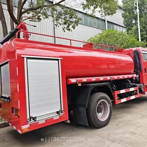 Cnhtc Howo Double Cab Mass Export Type Fire Fighting and Sprinkling Vehicle for Fire Rescue and Greenery Sprinkling thumbnail-5