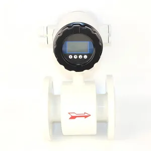 Flange Type PTFE Liner Electromagnetic Flow Meter for Strong Acid Alkali thumbnail-1