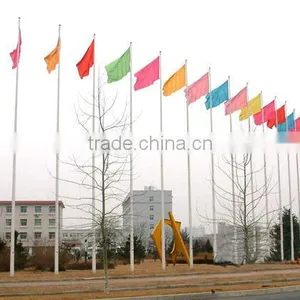Stainless Steel Flagpole, Square Flagpole, Colored Flags thumbnail-1