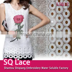 2016 Promotion Polyester Fabric Lace / Textile Chemical Lace Fabries thumbnail-1