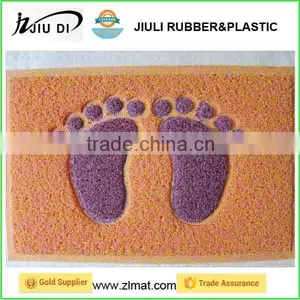 Anti-slip Little Foot Printed Pvc Coil Bath Mat thumbnail-2