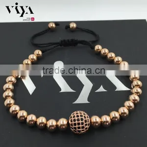 2016 Hot Sales Stainless Steel Beaded Bracelet Online Shopping thumbnail-6