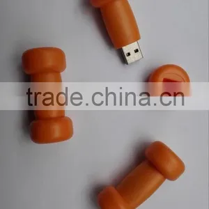Fitness Promotion Gift USB Pendrive 4GB 8GB 16GB Barbell Usb Flash Drive thumbnail-1