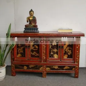 Chinese Style Living Room Hobby Lobby Wooden Cabinets thumbnail-1