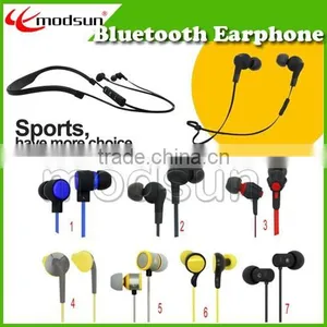 Sport Bluetooth Headset and Bluetooth Stereo Headset With Microphone Wireless Earphone thumbnail-1