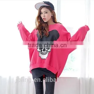 High Quality Thick Skull Printed Neckcrew thumbnail-1