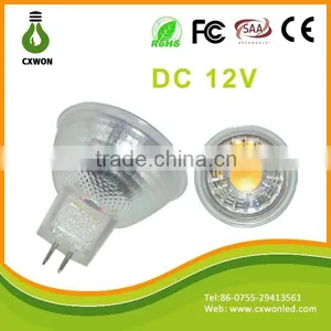 Led Spot Mr16 Light Spot 4w Cob Crystal Glass DC 12v Led Spot Lamp thumbnail-1