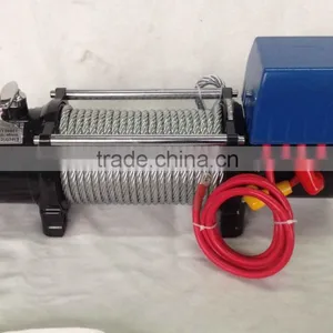 NEW 12500lb Offroad Recovery Winch Aluminum Control Box on Motor Top thumbnail-2