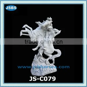 Stone Carving of Horse Soldier thumbnail-1