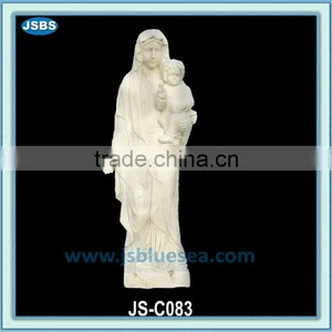 Stone Virgin Mary With Jesus thumbnail-1