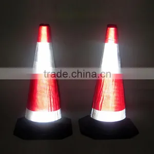 750mm Rubber Road Warning Traffic Cone thumbnail-4
