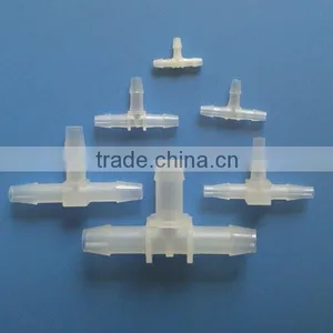 1/16" Three Direct Links 90 Degrees Plug-in Plastic Pipe Fittings Tee Joints thumbnail-1