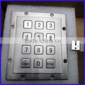 Stainless Steel 12 Keys Keypad thumbnail-1