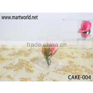 2015 Latest Wholesale Acrylic Tube Cake Stand for Cake Display for Wedding Cake Holders (CAKE-004) Quality Choice thumbnail-2
