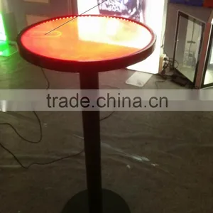 Edgelight Unique Round Bar Table Aluminum Led Rechargeable Lights thumbnail-1